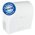 MERIDA SOLID CUT manual roll towel dispenser merida solid cut white with high gloss finish